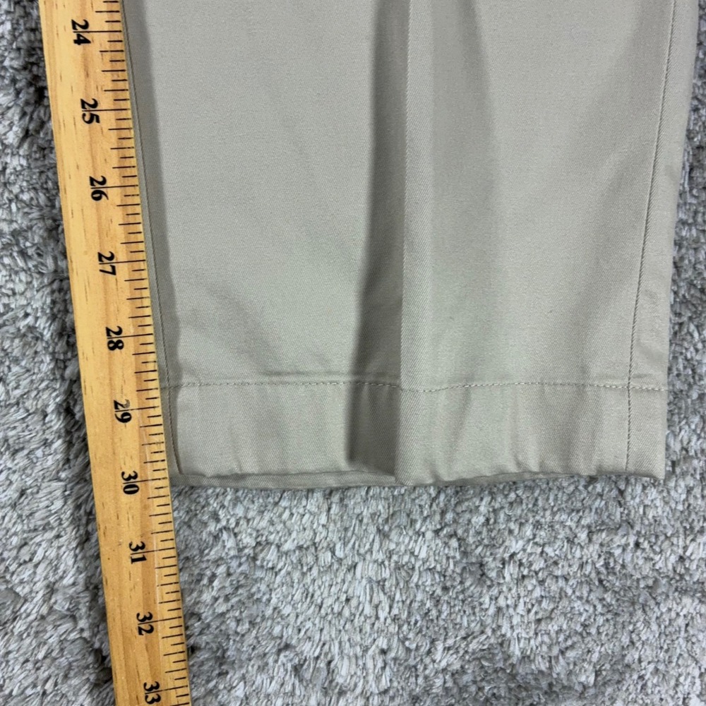 Brooks Brothers Advantage Chino Clark Fit Pants Mens 38x30 Khaki Stretch - Picture 7 of 10